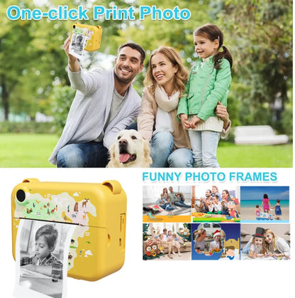 Kids' Instant Print Camera - Video Recorder & Thermal Printer