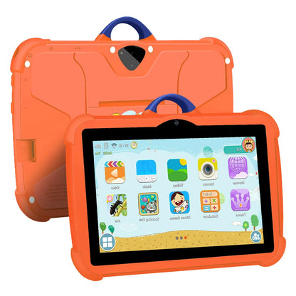 7-Inch 5G WiFi Kids Tablet with Android 9.0, dual cameras, 4GB RAM, and 64GB storage – Perfect for children's learning and entertainment