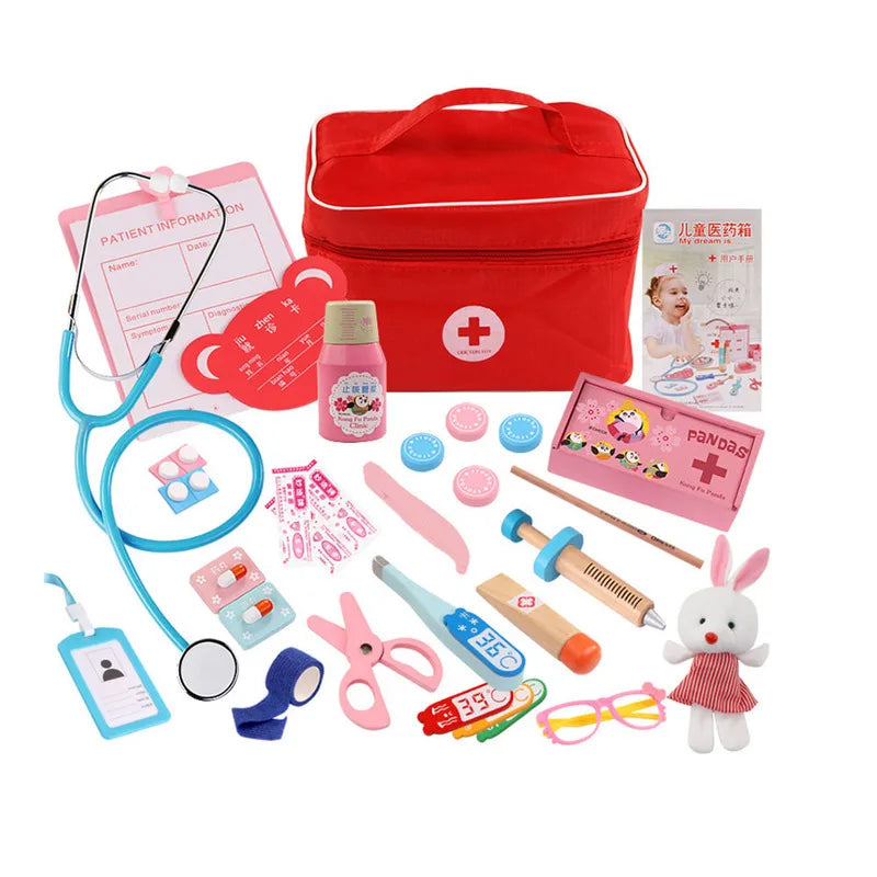 TinyCare Wooden Doctor Kit