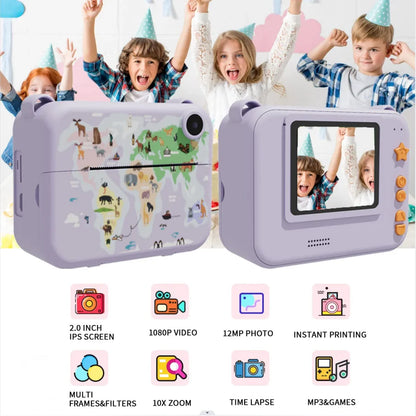 Kids' Instant Print Camera - Video Recorder & Thermal Printer