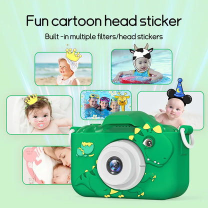 Children’s Digital Camera with 32GB Card – Dual Cameras, 30MP, HD Video