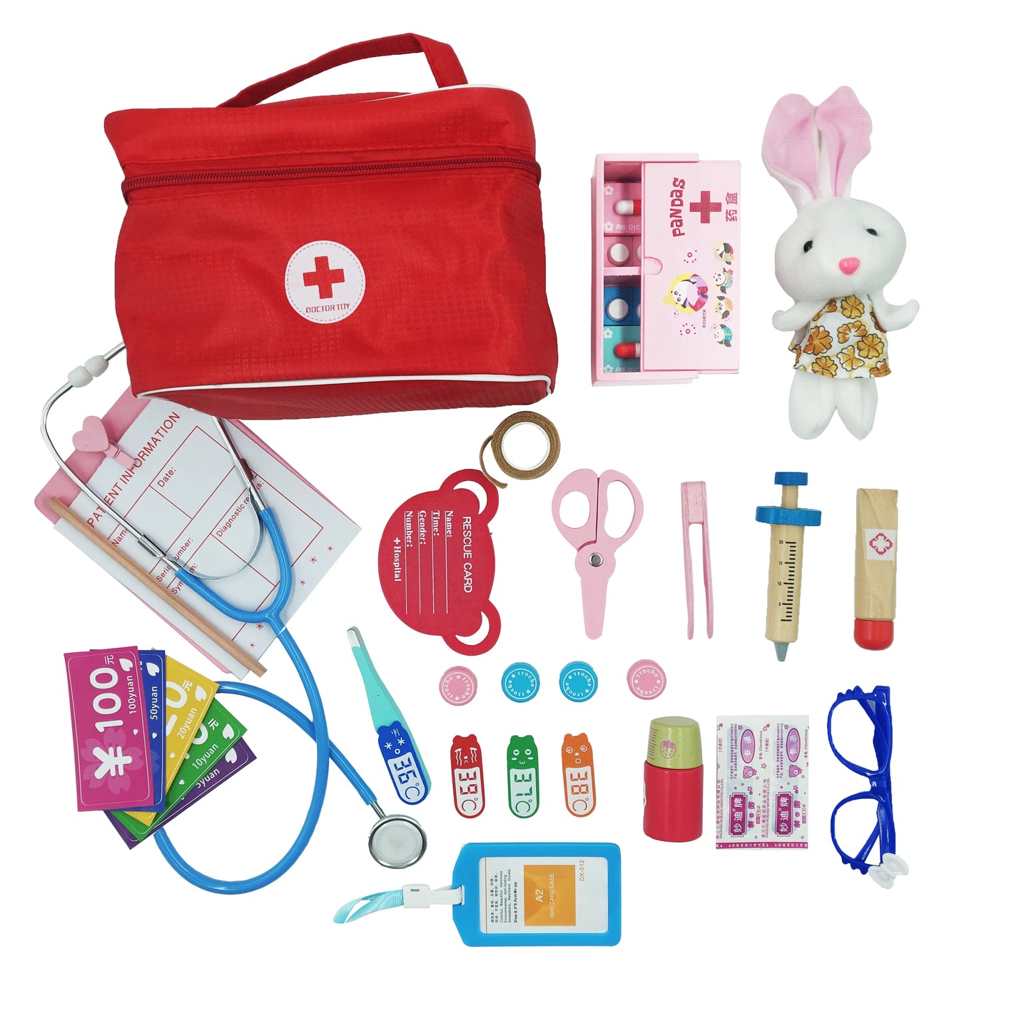 TinyCare Wooden Doctor Kit