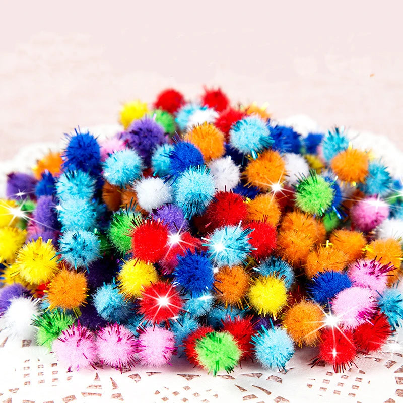 Glitter Pom Pom Craft Kit