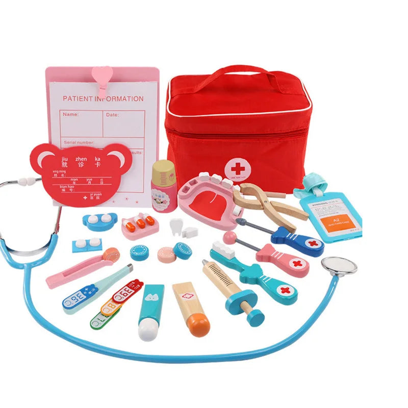 TinyCare Wooden Doctor Kit